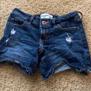 Kids denim shorts